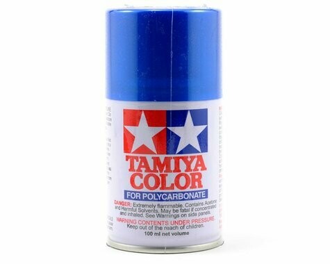 Tamiya PS-16 Metallic Blue Lexan Spray Paint (100ml) - TAM86016