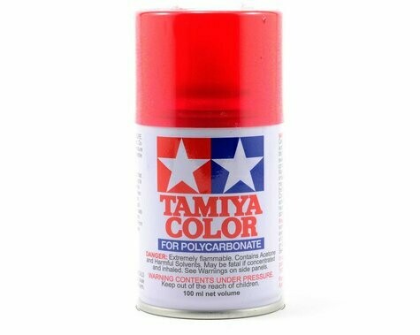 Tamiya PS-37 Translucent Red Lexan Spray Paint (100ml) - TAM86037