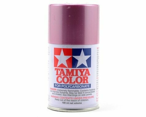 Tamiya PS-50 Sparkling Pink Anodized Aluminum Lexan Spray Paint (100ml) - TAM86050