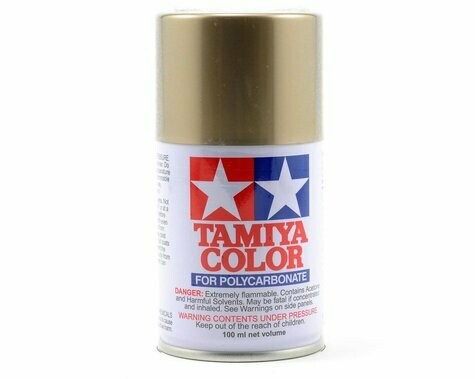 Tamiya PS-52 Champagne Gold Anodized Aluminum Lexan Spray Paint (100ml) - TAM86052