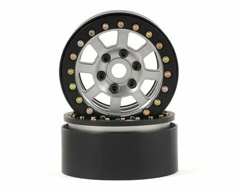 SSD RC Assassin 1.9 Beadlock Crawler Wheels (Grey) (2) - SSD00010