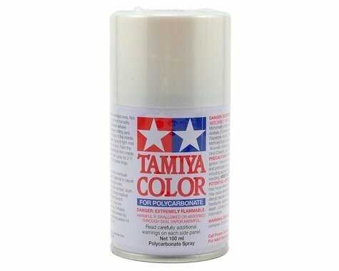 Tamiya PS-57 Pearl White Lexan Spray Paint (100ml) - TAM86057