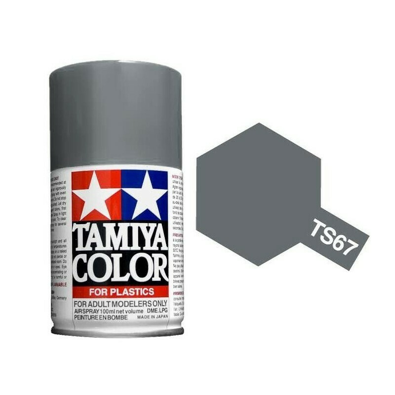 Tamiya TS-67 UN Grey Lacquer Spray Paint (100ml) - TAM85067