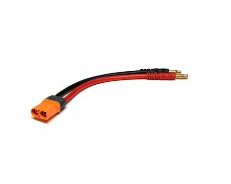 Spektrum RC IC5 6&quot; Device Charge Lead w/4mm Bullets - SPMXCA504