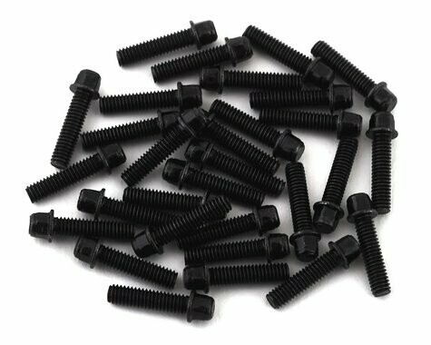 SSD RC 2.5x10mm Scale Wheel Bolts (Black) (30) - SSD00410