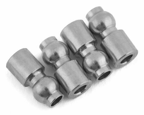 Samix SCX10 III Stainless Steel 5.8mm Upper Suspension Ball (4) - SAMSCX3-58US