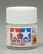 Tamiya Acrylic Mini X-2 White Paint (10ml) - 81502