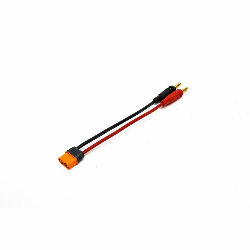 Spektrum Adapter: IC3 Device / 4mm Male Bullets with 6&quot; Wires 13 AWG - SPMXCA304