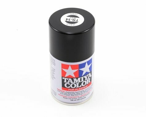Tamiya TS-14 Black Lacquer Spray Paint (100ml) - TAM85014