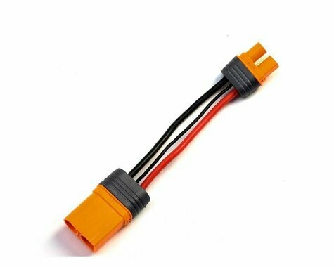 Spektrum RC 4&quot; IC3 Battery to IC5 Device SMART Battery Adapter Cable - SPMXCA507