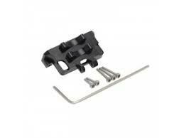 Crawl Space Axial SCX24 Aluminum Steering Servo Mount (Black) - 24007