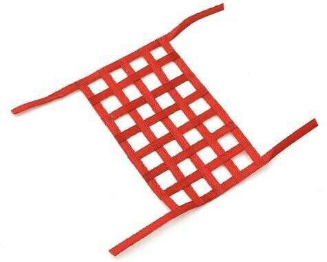 Sideways RC Scale Drift Window Net (Red) (Large) - SDW-WNETL-RD