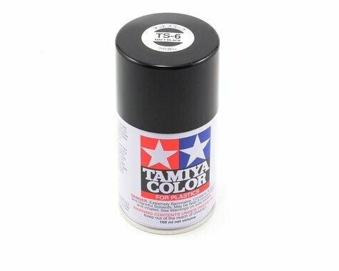 Tamiya TS-6 Matte Black Lacquer Spray Paint (100ml) - TAM85006
