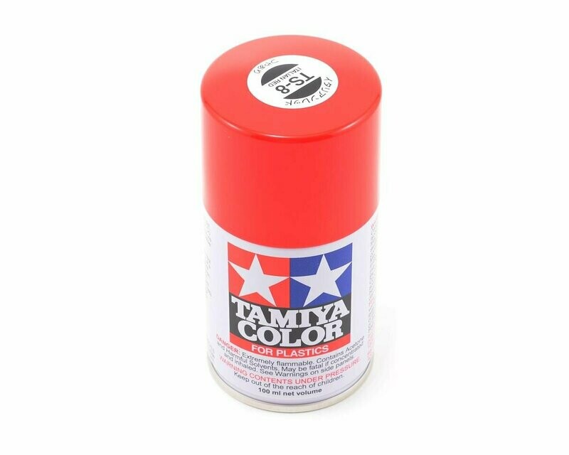 Tamiya TS-8 Italian Red Lacquer Spray Paint (100ml) - TAM85008