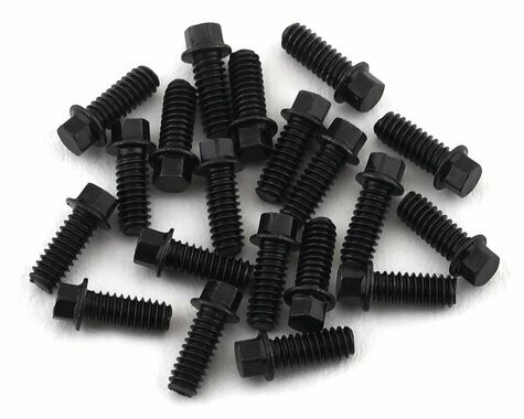 SSD RC 2x5mm Scale Hex Bolts (Black) (20) - SSD00372