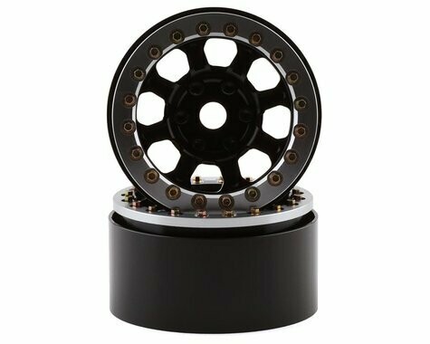 SSD RC Warrior 1.9&quot; Beadlock Crawler Wheels (black) (2) - SSD00433