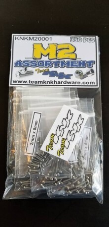 Team KNK M2 Stainless Assortment Pack (350 pcs) - KNKM20001