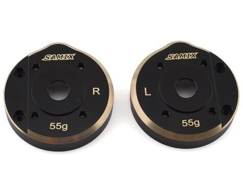 Samix SCX10 III/Capra Brass Portal Covers (55g) - SAMSCX3-4012A