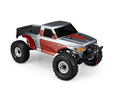 JConcepts Tucked 1989 Ford F-250 Scale Rock Crawler Body (Clear) (12.3&quot;) - JCO0439
