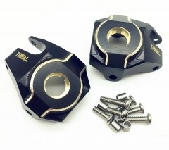 Treal Brass Front Steering Knuckles Heavy for SCX10 II 70g/pc - X0029KJRNV