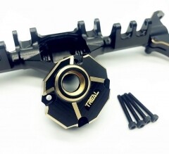 Treal Axial Capra Brass Diff Cover for Currie F9 Portal Axle Housing/3rd Member UTB - X002FME97H