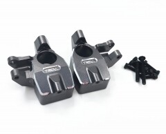 Treal Front Inner Portal Covers Steering Knuckles Aluminum 7075 for Axial Capra UTB/SCX10 III GREY - X002P0A6Z3