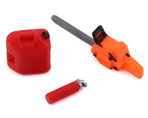 Scale By Chris 1/24 Scale Combo Pack 3 w/Chainsaw, 5gal Fuel Jug, Fire Extinguisher - s24c/sbcs24c