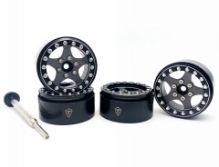 Treal 1.9 Wheels (4pcs) Beadlock Crawler Wheels for 1:10 Scale RC Truck-Type E - SNF1