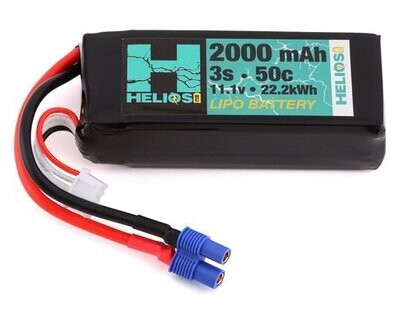 Helios 3S 2000mAh 50C LiPo Battery w/EC3 - HEL-3S2000-50-E3