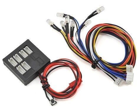 Yeah Racing Dark Drifter 6-Slot LED Light Kit w/Lights - YEA-LK-0002
