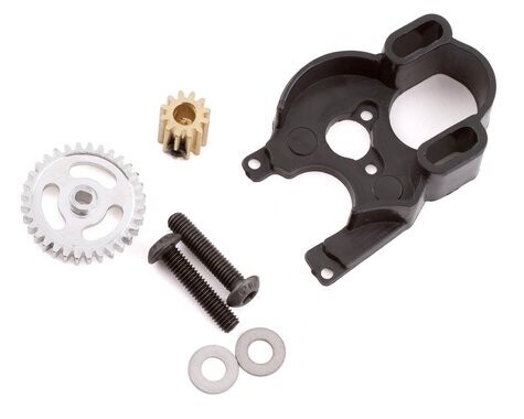 Furitek SCX24 Brushless Gearing Conversion Set 2 (Spur, Pinion Gear, &amp; Motor Mount) - fuk-2051
