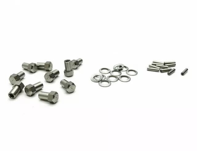 Treal Hardware for SCX24 Brass Extended Wheel Hubs - b07gpg92t8