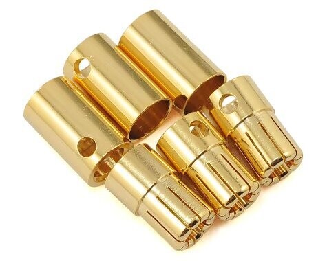 Castle Creations 8.0mm High Current CC Bullet Connector Set - ccbullet hcc 8mm/CSE095-0010-00
