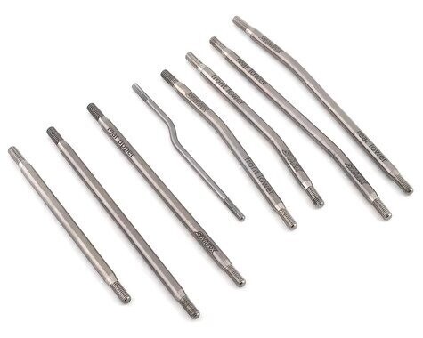 Samix SCX10 III 313mm High Clearance Titanium Suspension Link Kit (8) -     samscx3-5025hls