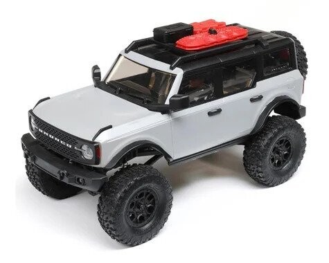 Axial SCX24 2021 Ford Bronco Hard Body 1/24 4WD RTR Scale Mini Crawler (GREY) w/2.4GHz Radio - AXI00006T2