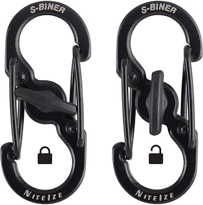 Crawl Space winch hook micro s-biner - micro s-biner