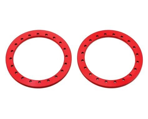 SSD RC 1.9” Aluminum Beadlock Rings (Red) (2) - SSD00271