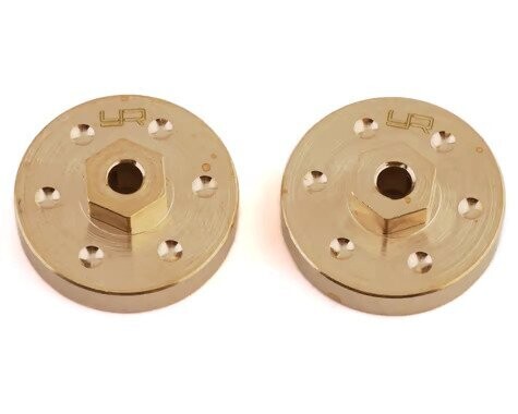 Yeah Racing SCX24 Brass Wheel Hex Hub (2) (13.5g) - AXSC-029