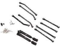 Hot Racing Axial SCX24 Aluminum 8 Link Drive Set (155mm LCG) - SXTF133LC