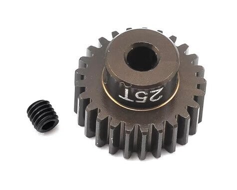 Team Associated Factory Team Aluminum 48P Pinion Gear (3.17mm Bore) (25T) - ASC1343