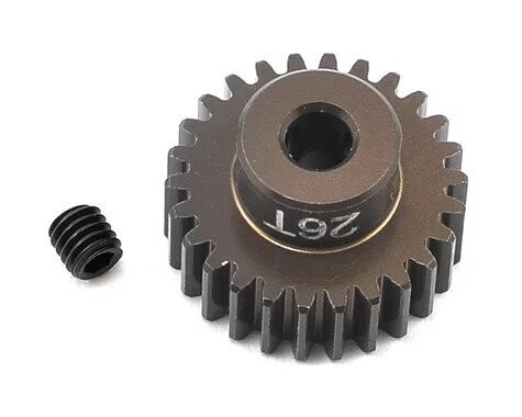 Team Associated Factory Team Aluminum 48P Pinion Gear (3.17mm Bore) (26T) - ASC1344