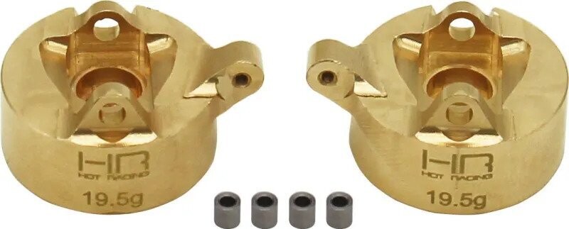 Hot Racing SXTF21XH Extra Heavy Brass Front Steering Knuckle SCX24 - SXTF21XH