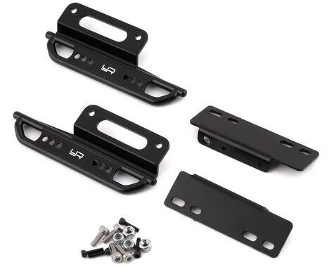 Yeah Racing Axial SCX24 Jeep/Deadbolt Rock Sliders (Black) - AXSC-069