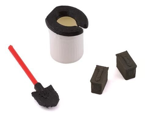 Scale By Chris 1/24 Scale Combo Pack 14 w/Camping Lue, Shovel, &amp; Ammo Cans - SBCS24Y