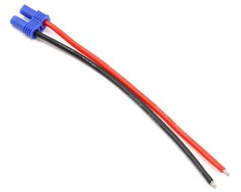 E-flite EC2 Battery Connector w/4&quot; Wire (18GA) - eflaec205