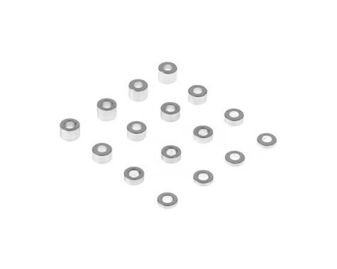 Hot Racing M3 1.5-4.5mm Aluminum Standoff Spacer Set (16) - SPC3004