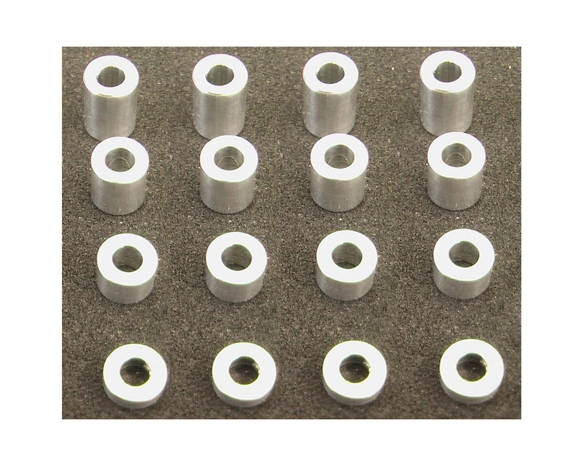 Hot Racing M3 Medium Aluminum Standoff Spacer Set (16) - SPC3006