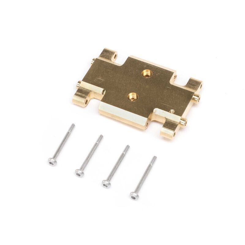 AXIAL Chassis Skid Plate, Brass: AX24 - AXI301002