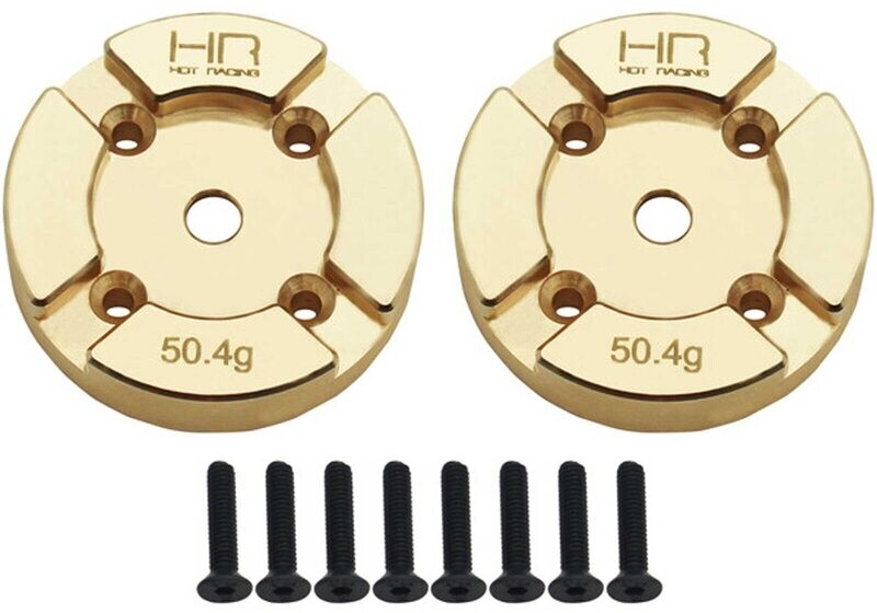 Hot Racing 50.4g Brass Currie F9 Portal Knuckle: Axial UTB18 - UTBM21CH