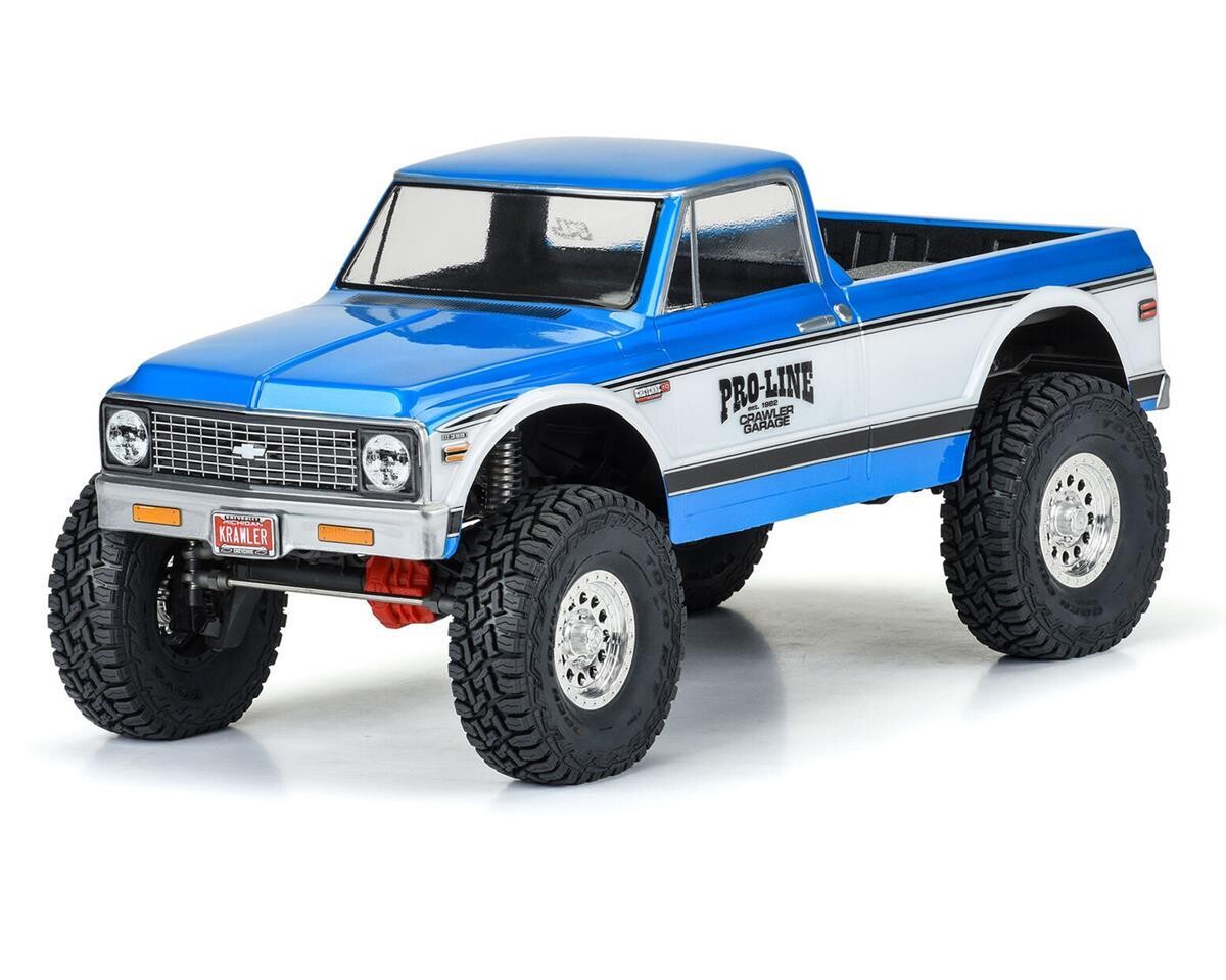 Pro-Line 1/10 1972 Chevy K-10 12.3&quot; Rock Crawler Body (Clear) - 3604-00